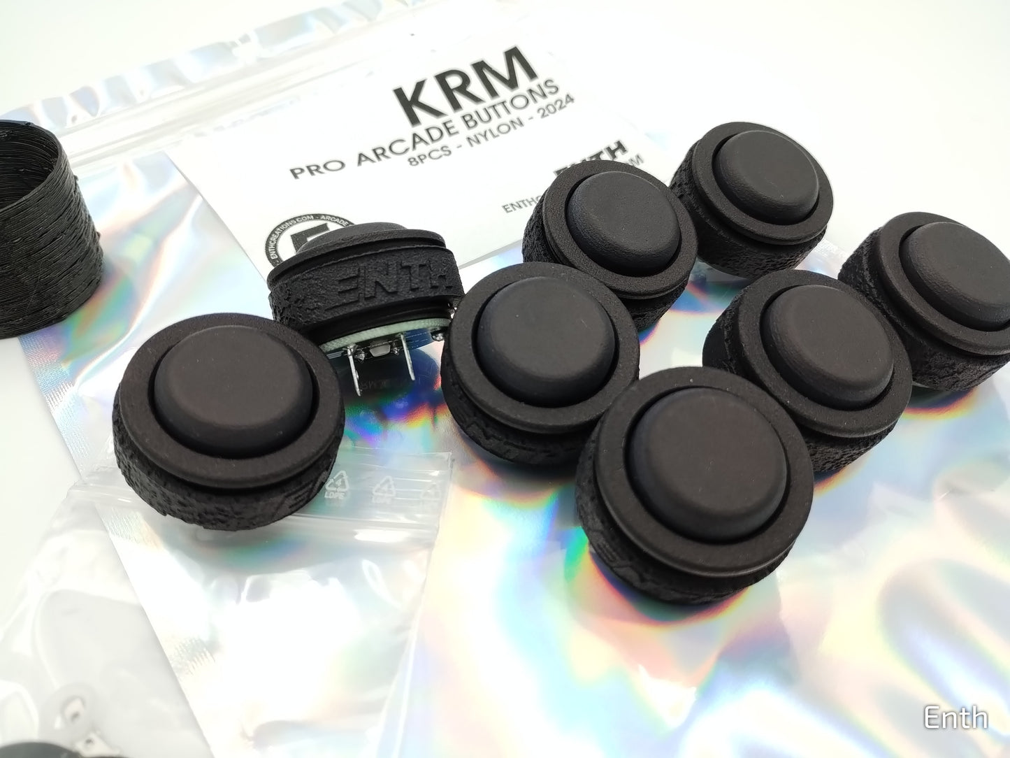 KRM30 ~ 30mm arcade button - Set of 8